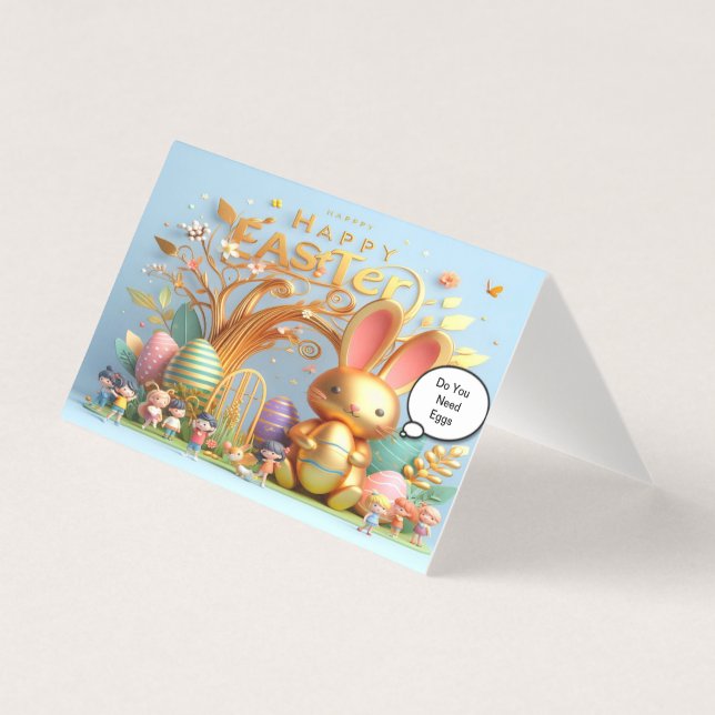 Lapin de Pâques rempli de teintes vibrantes (Front)