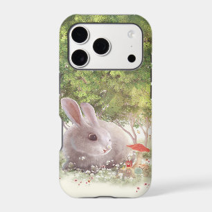 Lapin de printemps : Lapin réaliste dans un jardin