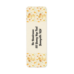 Lapin et papillons de Pâques