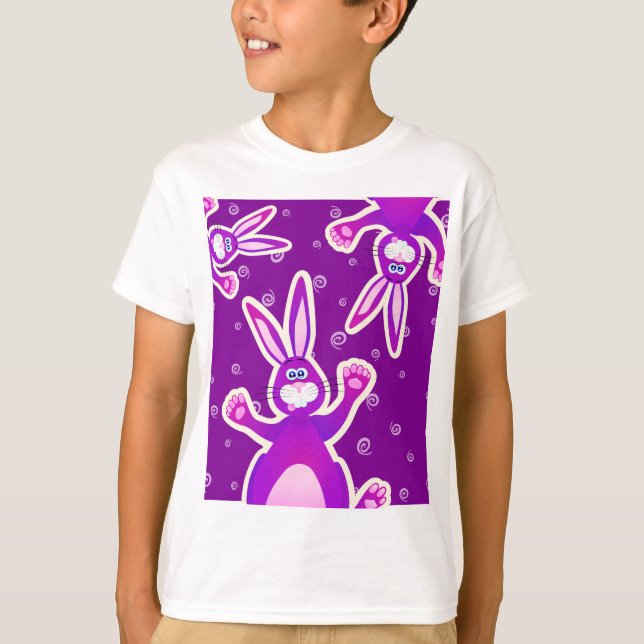 Lapin fou, t-shirt (Devant)