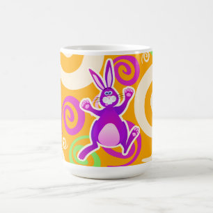Lapin fou, tasse