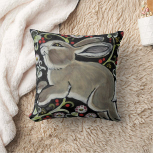 Lapin lapin complexe Coussin de Noël d'hiver