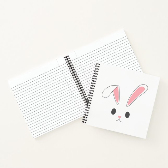 Lapin lapin de Pâques simple et mignon | Carnet (Intérieur)