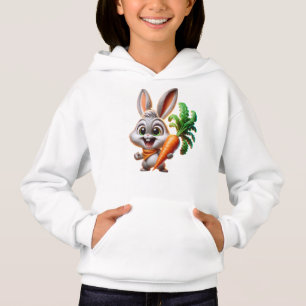 Lapin Mignon Avec Carotte Art Heureux