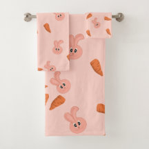 Lapin Mignon et Motif Carotte