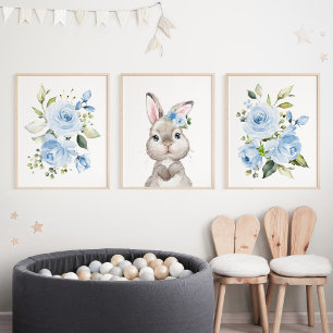 Lapin mignon, Lapin, Fleurs Bleues, Pépinière