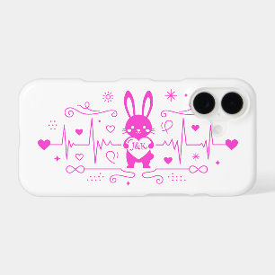 Lapin Personnalisé Amour Battement de Coeur