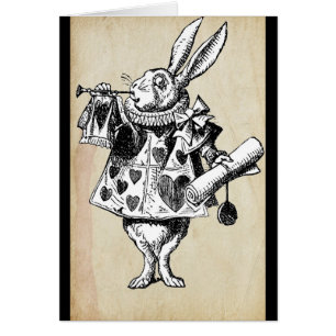 Lapin vintage dans les coeurs