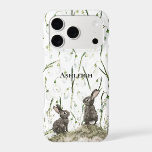 Lapins Brun Lapins Blanc Floral
