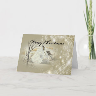 Lapins/lapins Carte de Noël, enveloppes incluses
