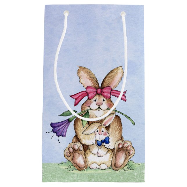 Lapins - sac de cadeau (Devant)