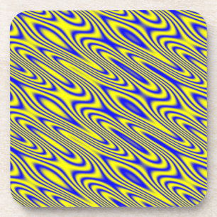 Lapis Lasuli Swirlies Cork Coaster