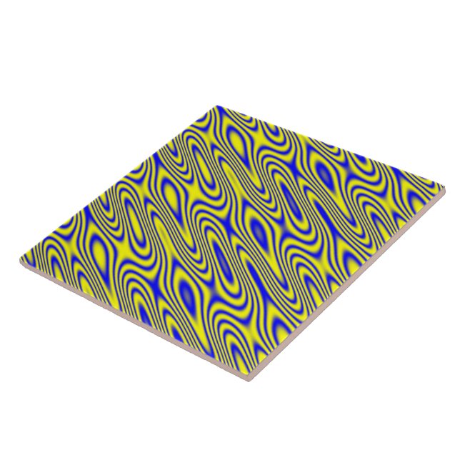Lapis Lasuli Swirlies Tile (Side)