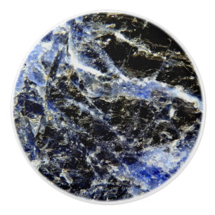 Lapis Lazuli Ceramic Knob