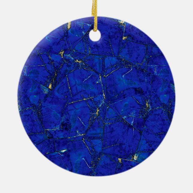 Lapis Lazuli Ceramic Ornament (Back)