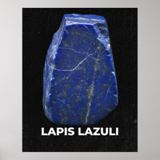 Lapis Lazuli Gemstone Poster