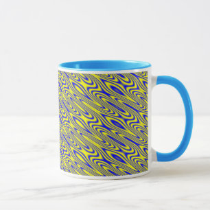 Lapis Lazuli Swirlies Abstract Pattern Mug