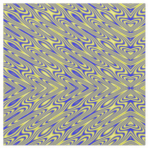 Lapis Lazuli Swirls Abstract Pattern Craft Fabric