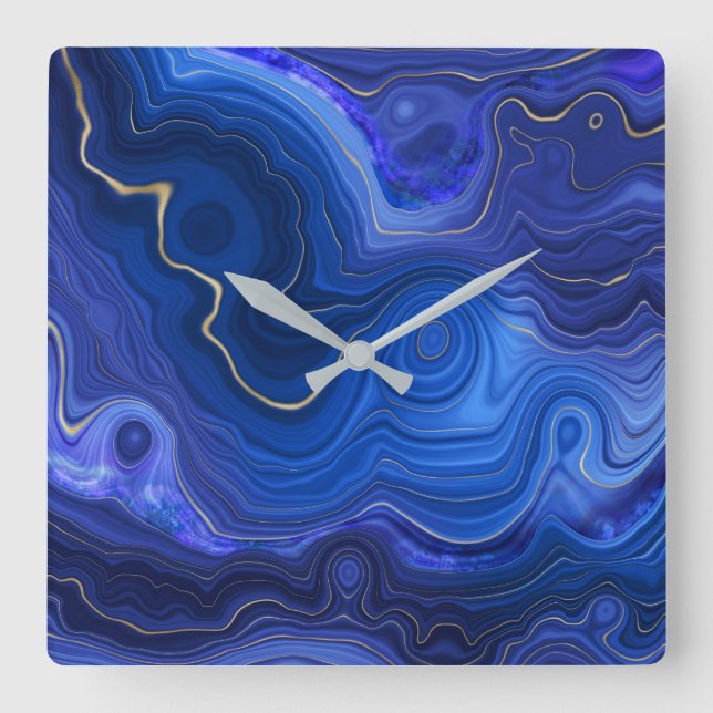 Lapis Lazuli Wall Clock (Front)