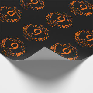 Lapis Lazuli wedding anniversary 10 years Wrapping Paper