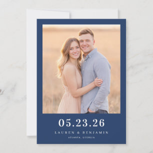 Lapis Rose Wedding Save The Date