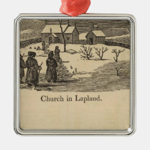 Lapland church, Palace St Petersburgh Metal Ornament