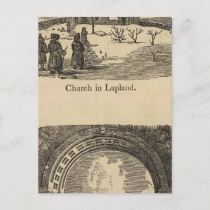 Lapland church, Palace St Petersburgh Postcard