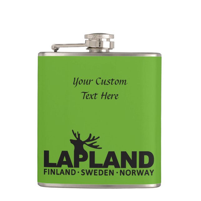 LAPLAND custom colour flask (Front)