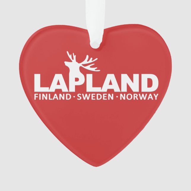 LAPLAND custom colour ornament (Front)