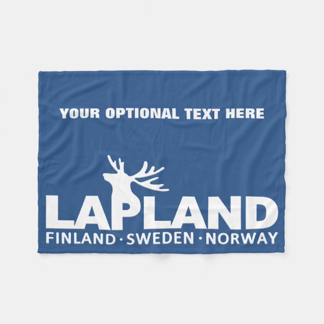 LAPLAND custom fleece blankets (Front (Horizontal))
