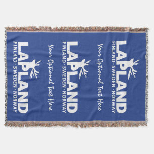 LAPLAND custom throw blanket