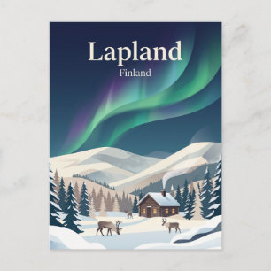 Lapland Finland Postcard