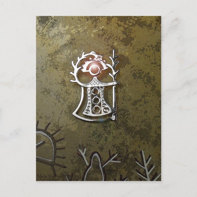 Lapland Sámi Goddess of Fertility Postcard (Front)