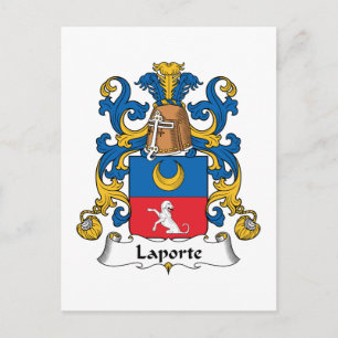 Laporte Family Crest Postcard