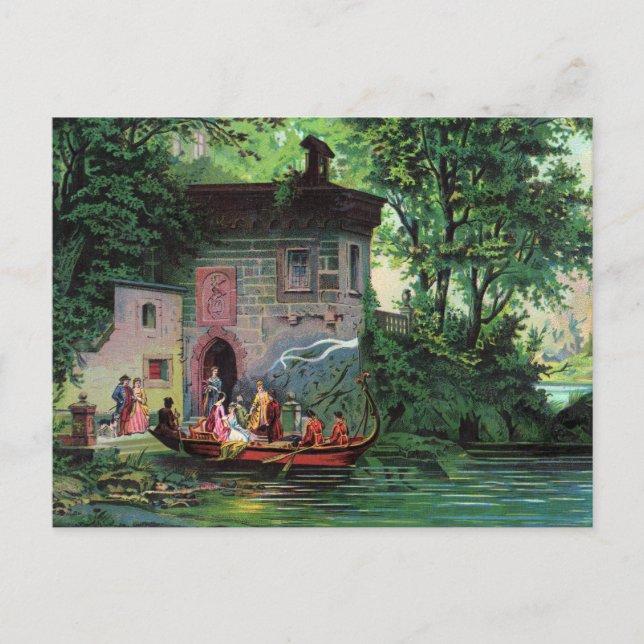 L'après-midi au Lac de Côme Carte Postale (Devant)