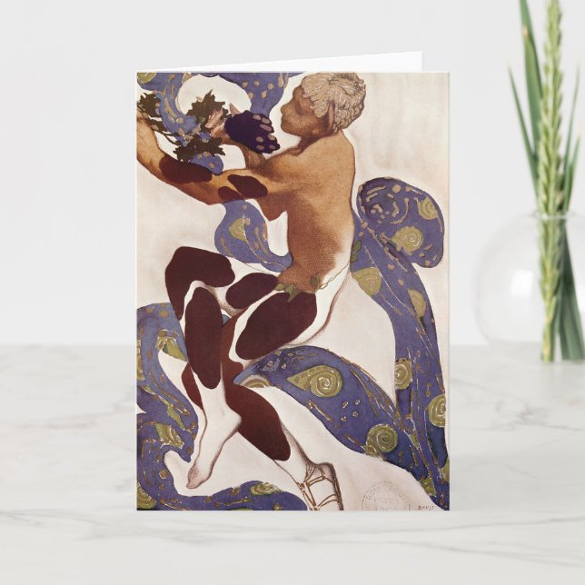 L'Apres Midi d'un Faune' Card (Front)