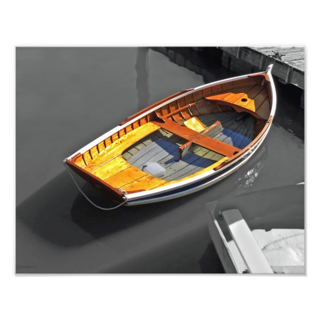 Lapstrake Boat Reflections Print (Front)