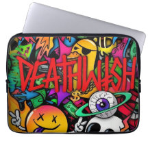 laptop carrying sleeve (deathwish)