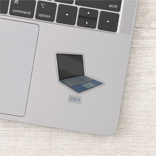 Laptop cartoon illustration