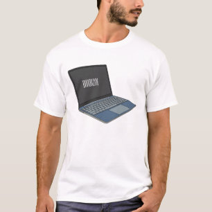 Laptop cartoon illustration  T-Shirt