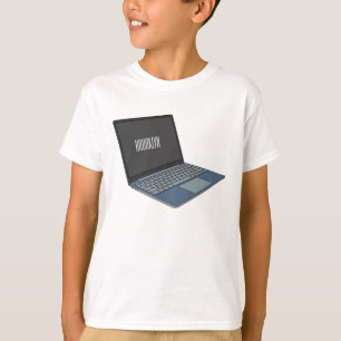 Laptop cartoon illustration  T-Shirt