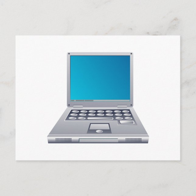 Laptop Computer Postcard (Front)