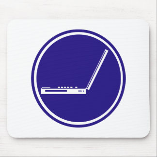 LAPTOP PARKING ROAD  SIGN MOUSE PAD