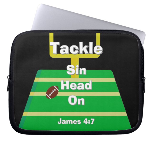 Laptop Sleeve 10" - Tackle Sin (Front)