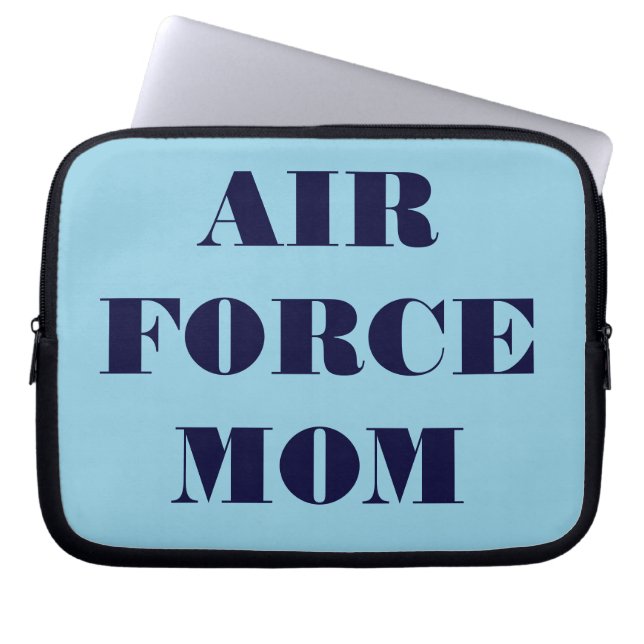 Laptop Sleeve Air Force Mom (Front)