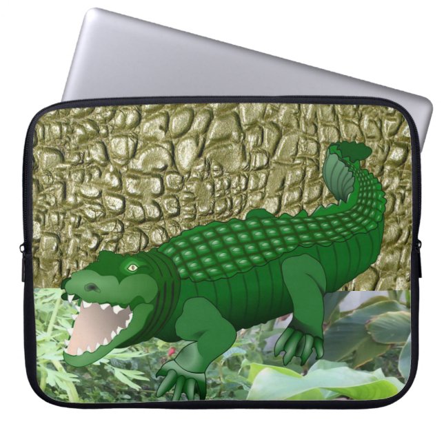 Laptop Sleeve Alligator (Front)