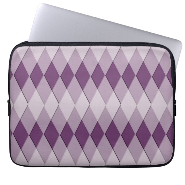 Laptop Sleeve - Argyle Pattern (Front)