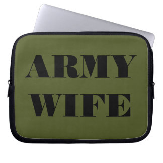 Laptop Sleeve Army Wife