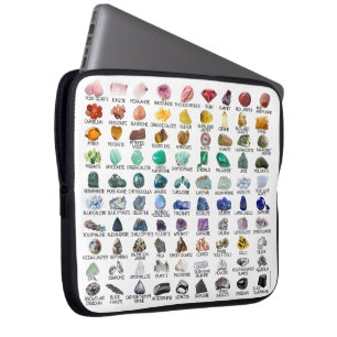 Laptop Sleeve Bag Crystal Collection Rainbow Rocks