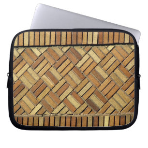 Laptop Sleeve - Basket Weave Brick